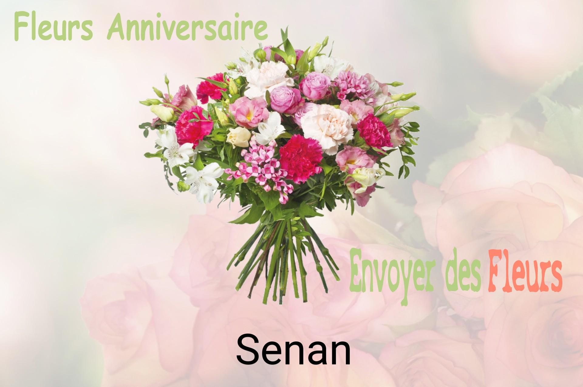 Bouquet de fleurs d’anniversaire livré à Senan